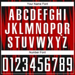 Custom Red White-Black Sublimation Soccer Uniform Jersey