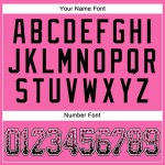 Custom Pink Black-White Authentic Drift Fashion Baseball Jersey Custom Pink Black-White Authentic Drift Fashion Baseball Jersey