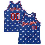 Custom Royal Red-White 3D Pattern Design American Flag Authentic Basketball Jersey Custom Royal Red-White 3D Pattern Design American Flag Authentic Basketball Jersey