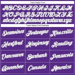 Custom Women's Purple White-Gray V-Neck Cropped Baseball Jersey