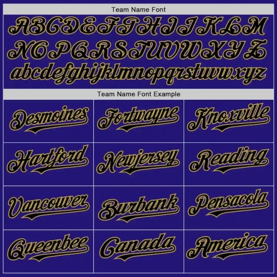 Custom Dark Purple Black-Old Gold 3D Pattern Design Gradient Style Twinkle Star Authentic Baseball Jersey