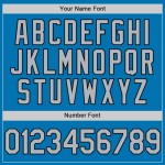 Custom Blue Gray-Black Authentic Baseball Jersey