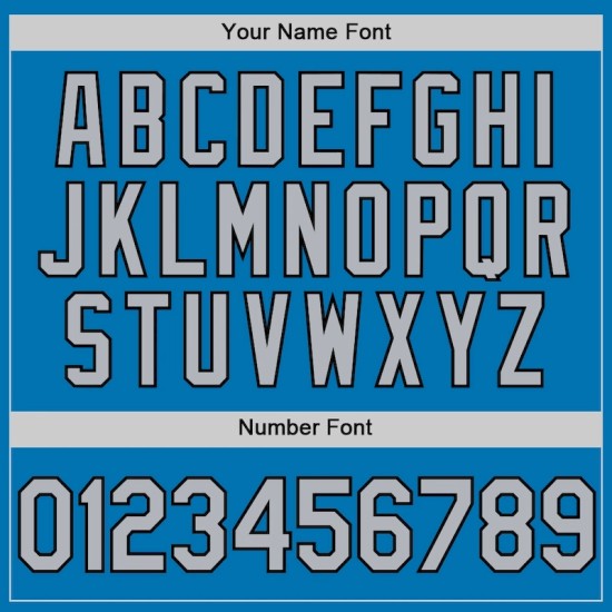 Custom Blue Gray-Black Authentic Baseball Jersey